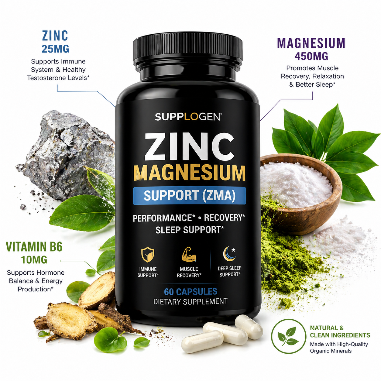 Alpha Mineral Complex (ZMA)